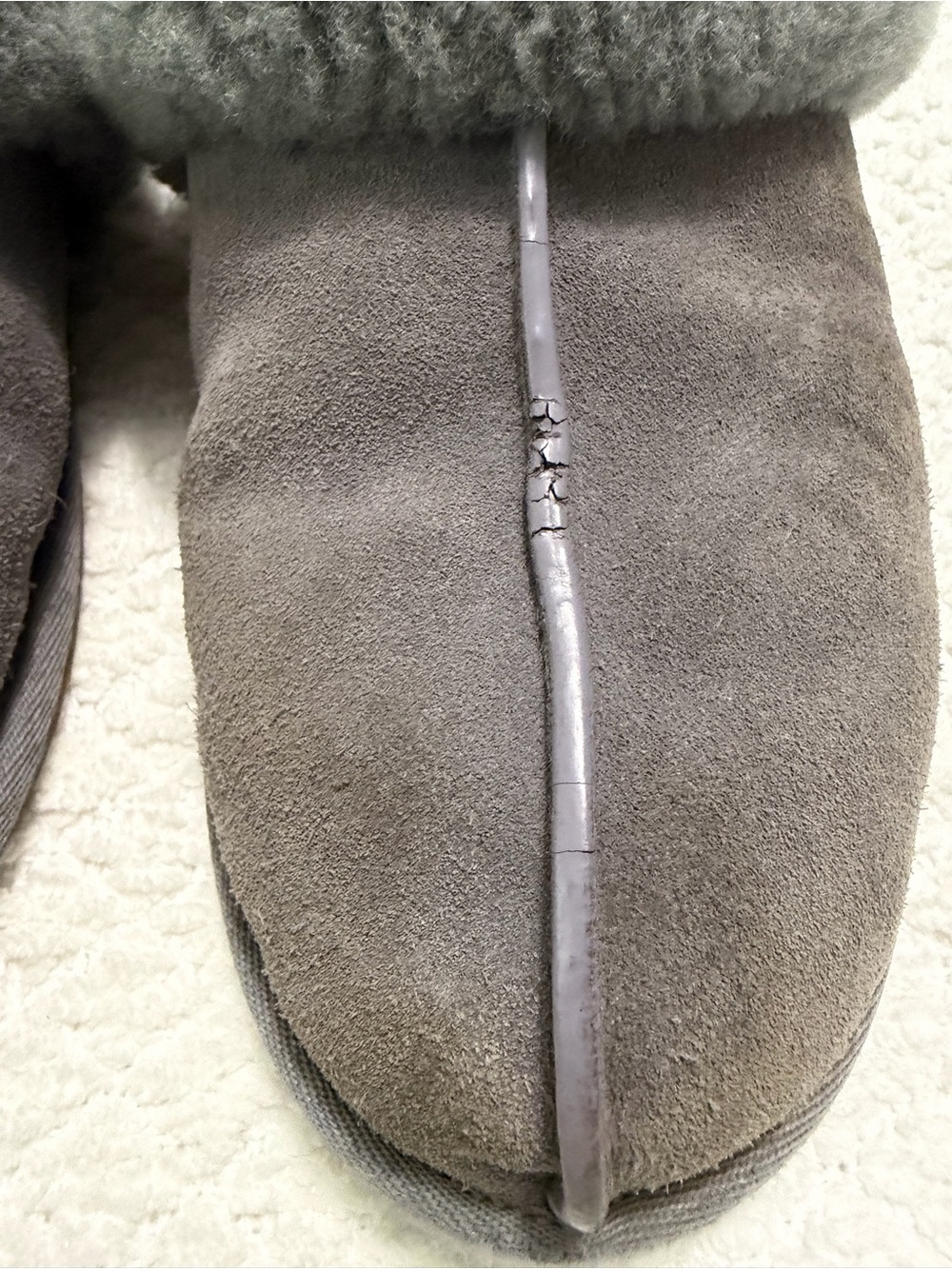 Ugg Scuffette II Regenerate Gray Slippers Women’s Size 9 - Picture 2 of 10